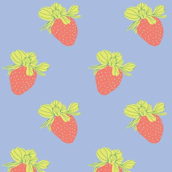 IB Retro Summer - Periwinkle Strawberry 11 - Fabric by Missy Rose Pre-Order