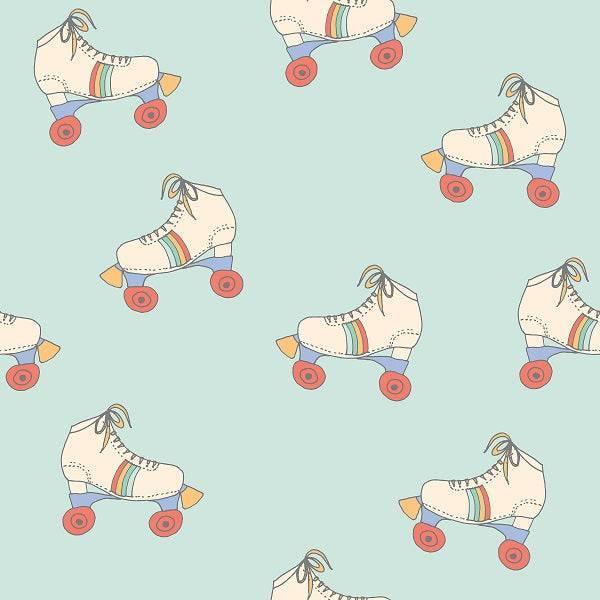 Indy Bloom Fabric Retro Summer Skates 05 – pre-order designer fabric Australia | Fabric by Missy Rose