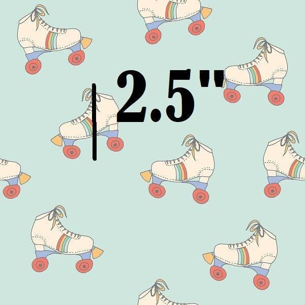 Indy Bloom Fabric Retro Summer Skates 05 – custom printed pre-order fabric Australia | Fabric by Missy Rose