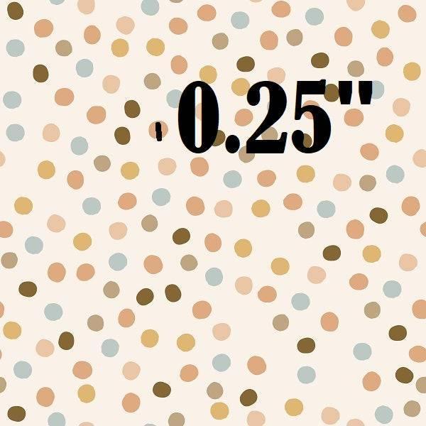 Indy Bloom Fabric Serenity Fall Honey Polka 12 – made-to-order custom fabric by the metre | Fabric by Missy Rose