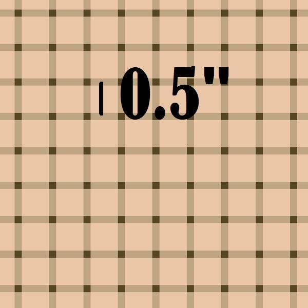 Indy Bloom Fabric Serenity Fall Peachy Brown Gingham 17 – pre-order designer fabric Australia | Fabric by Missy Rose