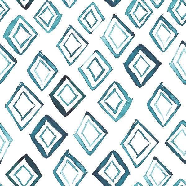 Indy Bloom Fabric Shibori Diamonds 08 – premium custom printed fabric for sewing | Fabric by Missy Rose