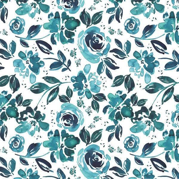 Indy Bloom Fabric Shibori Indygo Blossoms 01 – pre-order designer fabric Australia | Fabric by Missy Rose