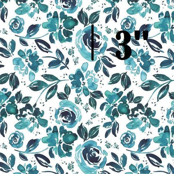 Indy Bloom Fabric Shibori Indygo Blossoms 01 – custom printed pre-order fabric Australia | Fabric by Missy Rose