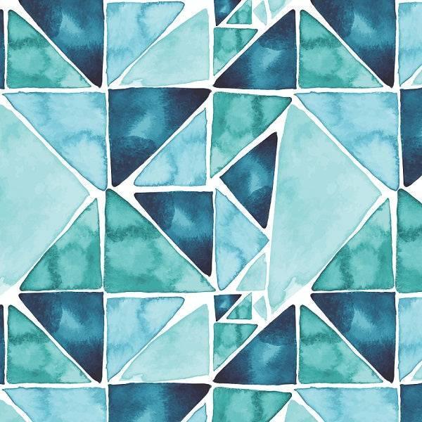 Indy Bloom Fabric Shibori Ocean Tile 03 – made-to-order custom fabric by the metre | Fabric by Missy Rose