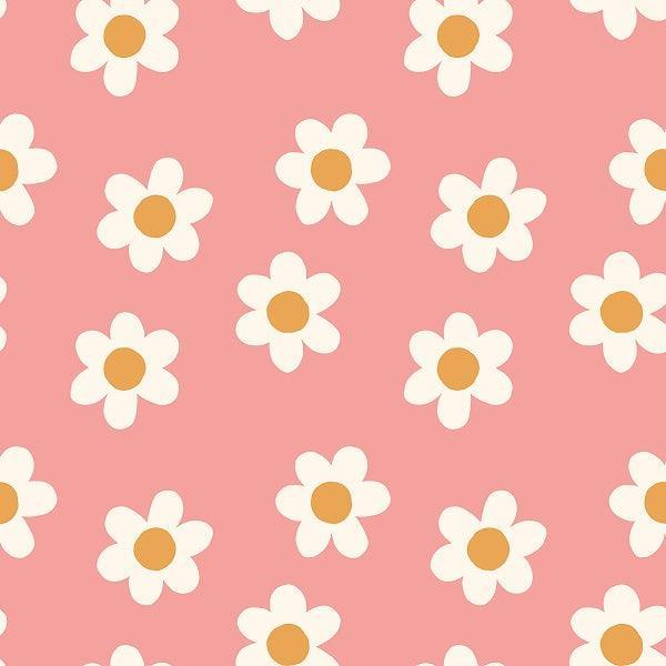 Indy Bloom Fabric Sucker For You Daisy Bubblegum 09 – pre-order designer fabric Australia | Fabric by Missy Rose