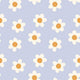 Indy Bloom Fabric - Sucker For You - Daisy Periwinkle 10