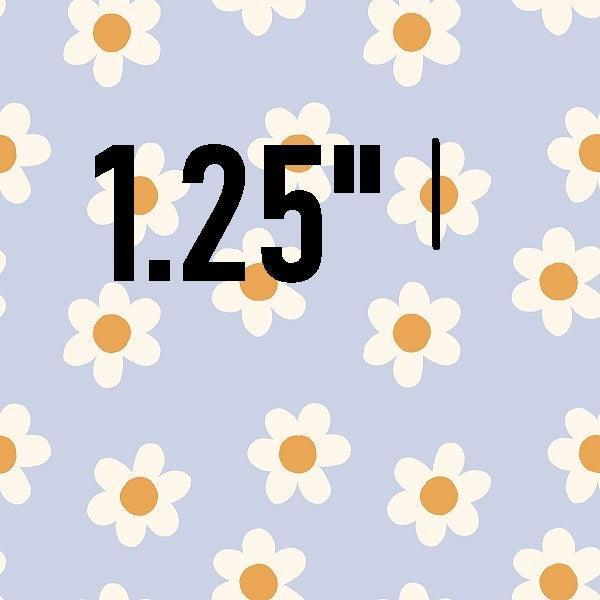 Indy Bloom Fabric Sucker For You Daisy Periwinkle 10 – made-to-order custom fabric by the metre | Fabric by Missy Rose