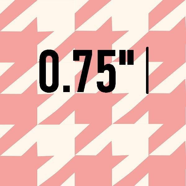 Indy Bloom Fabric - Sucker For You Hounds Tooth in Bubblegum 12 – Fabric by Missy Rose