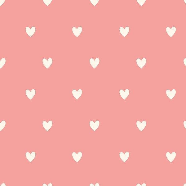 Indy Bloom Fabric - Sucker For You Tiny Hearts in Bubblegum 17 – Fabric by Missy Rose