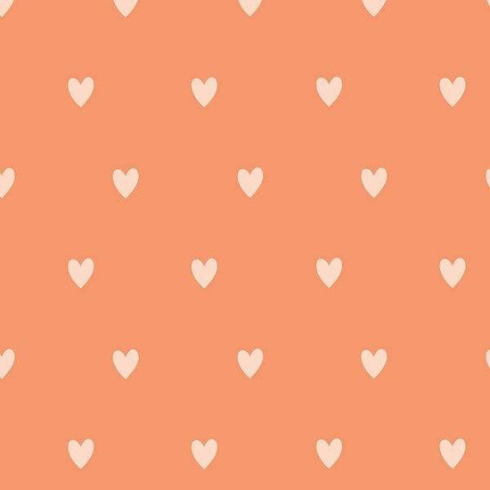Load image into Gallery viewer, Indy Bloom Fabric - - Sucker For You - Tiny Hearts in Coral 18 - Fabric by Missy Rose Pre-Order
