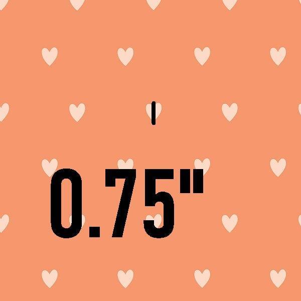 Indy Bloom Fabric - Sucker For You Tiny Hearts in Coral 18 – premium custom printed fabric for sewing | Fabric by Missy Rose
