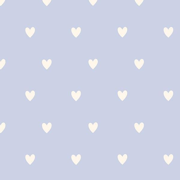 Indy Bloom Fabric - Sucker For You Tiny Hearts in Periwinkle 19 – pre-order designer fabric Australia | Fabric by Missy Rose