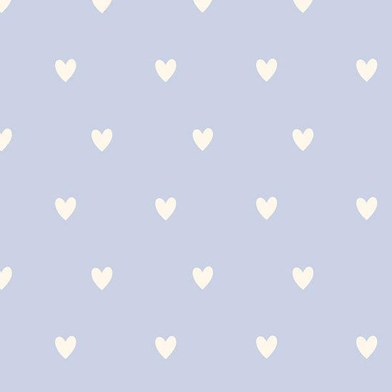 Load image into Gallery viewer, Indy Bloom Fabric - - Sucker For You - Tiny Hearts in Periwinkle 19 - Fabric by Missy Rose Pre-Order
