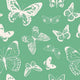 Indy Bloom Fabric - Summer Sunshine - Butterflies in Teal 14