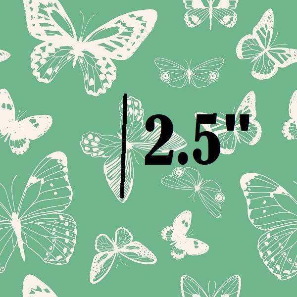 Indy Bloom Fabric Summer Sunshine Butterflies in Teal 14 – premium custom printed fabric for sewing | Fabric by Missy Rose