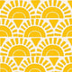 Indy Bloom Fabric - Summer Sunshine - Golden Sunrise 21