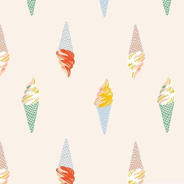 Indy Bloom Fabric Summer Sunshine Ice Cream 05 – made-to-order custom fabric by the metre | Fabric by Missy Rose