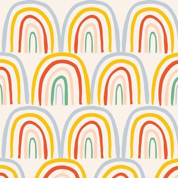 Indy Bloom Fabric Summer Sunshine Rainbow 04 – premium custom printed fabric for sewing | Fabric by Missy Rose