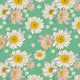 Indy Bloom Fabric - Summer Sunshine - Teal 03