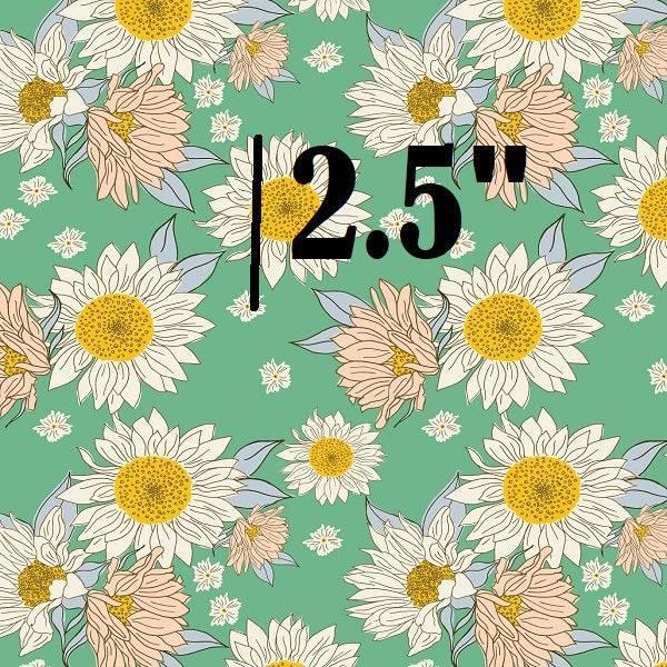 Indy Bloom Fabric Summer Sunshine Teal 03 – made-to-order custom fabric by the metre | Fabric by Missy Rose