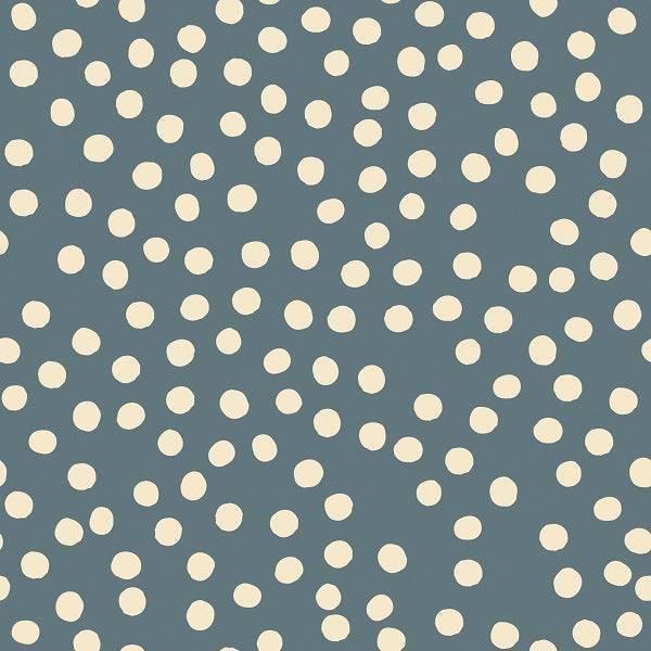 Indy Bloom Fabric Sunflower Girl Blue Spots 07 – pre-order designer fabric Australia | Fabric by Missy Rose