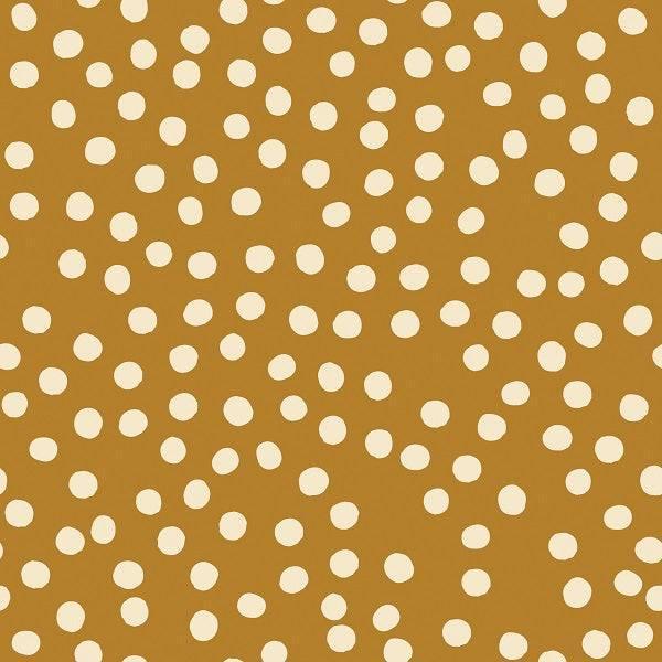 Indy Bloom Fabric Sunflower Girl Gold Cream 06 – premium custom printed fabric for sewing | Fabric by Missy Rose