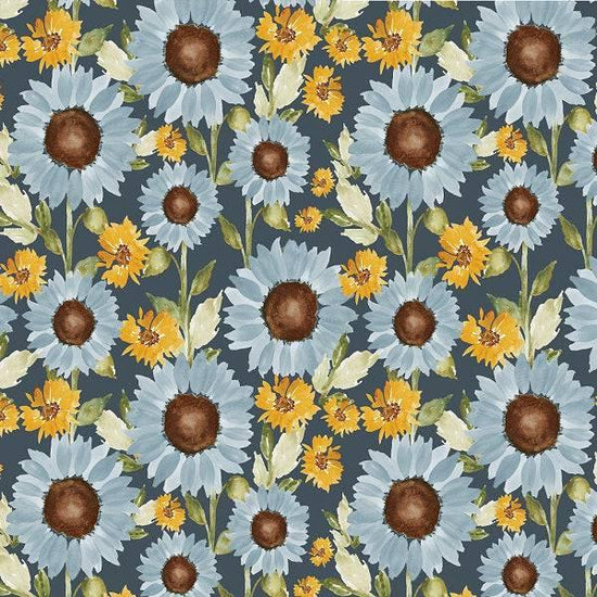 IB Sunflower Girl - Navy 03 - Fabric by Missy Rose Pre-Order