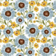 Indy Bloom Fabric - Sunflower Girl - White 02