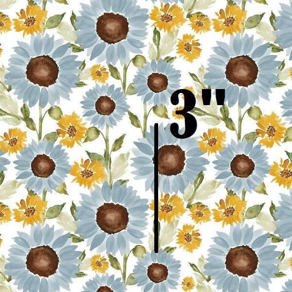 Indy Bloom Fabric Sunflower Girl White 02 – pre-order designer fabric Australia | Fabric by Missy Rose