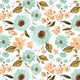 Indy Bloom Fabric - Sunflower Girl - Blues 13