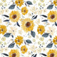 Indy Bloom Fabric - Sunflower Girl - Creamy Fields 01