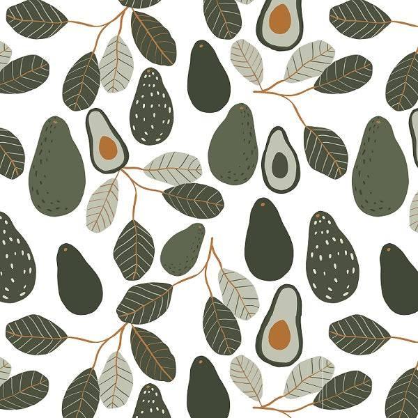 Load image into Gallery viewer, IB Vintage Fruit - Avocado White 17 - Fabric by Missy Rose Pre-Order
