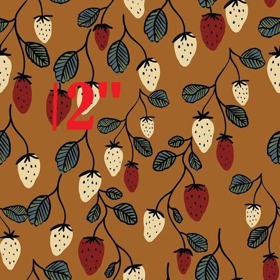 IB Vintage Fruit - Camel Strawberry 15 - Fabric by Missy Rose Pre-Order