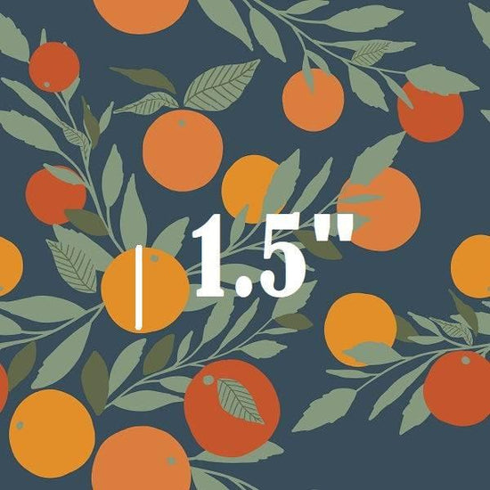IB Vintage Fruit - Navy Tangerine 09 - Fabric by Missy Rose Pre-Order