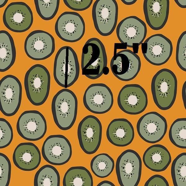 Indy Bloom Fabric Vintage Fruit Orange Kiwi 14 – premium custom printed fabric for sewing | Fabric by Missy Rose