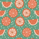 Indy Bloom Fabric - Vintage Fruit - Tangerine Seed 07