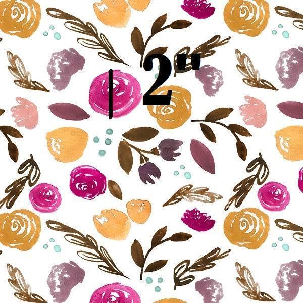 Indy Bloom Fabric Watercolour Floral Autumn Blossom 39 – made-to-order custom fabric by the metre | Fabric by Missy Rose