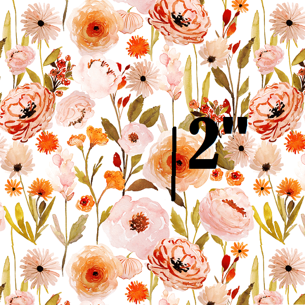 Indy Bloom Fabric Watercolour Floral Autumn Garden White 83 – pre-order designer fabric Australia | Fabric by Missy Rose