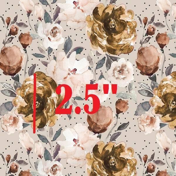 Indy Bloom Fabric Watercolour Floral Autumn Polka 98 – pre-order designer fabric Australia | Fabric by Missy Rose