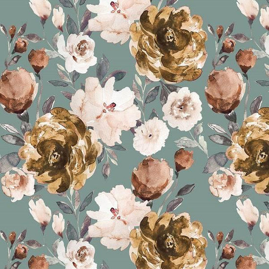 IB Watercolour Floral - Autumn Sage 99 - Fabric by Missy Rose Pre-Order