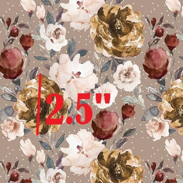 Indy Bloom Fabric Watercolour Floral Autumn Taupe 101 – Australian custom printed fabric pre-order | Fabric by Missy Rose