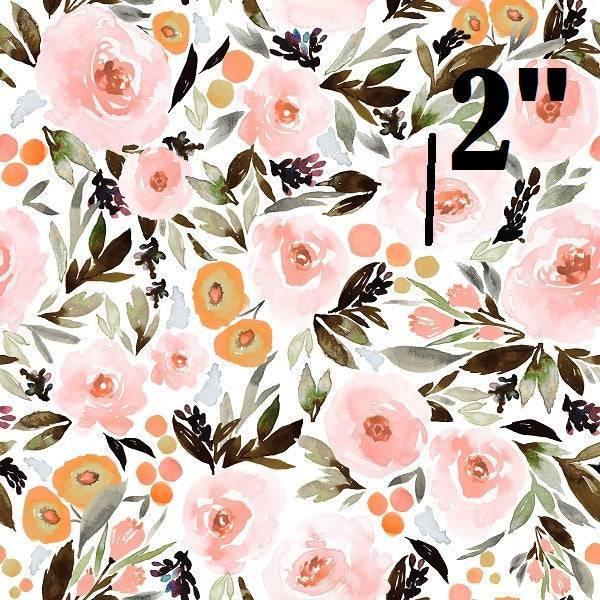 Indy Bloom Fabric Watercolour Floral Berry Blossom Black 47 – Fabric by Missy Rose