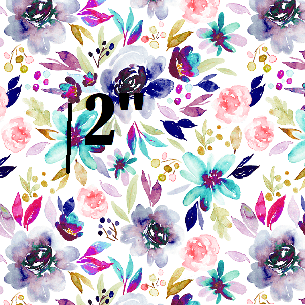 Indy Bloom Fabric Watercolour Floral Berry Rose White 79 – custom printed pre-order fabric Australia | Fabric by Missy Rose