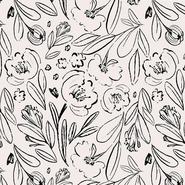 Indy Bloom Fabric Watercolour Floral Bloom Peony 17 – made-to-order custom fabric by the metre | Fabric by Missy Rose