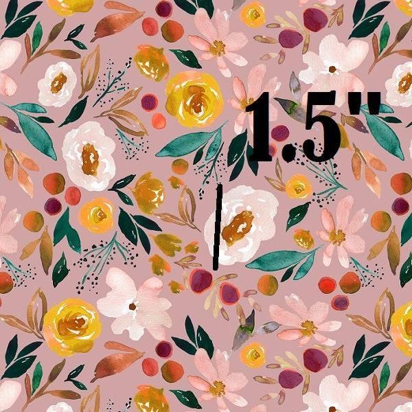 Indy Bloom Fabric Watercolour Floral Blossom Harvest 89 – custom printed pre-order fabric Australia | Fabric by Missy Rose