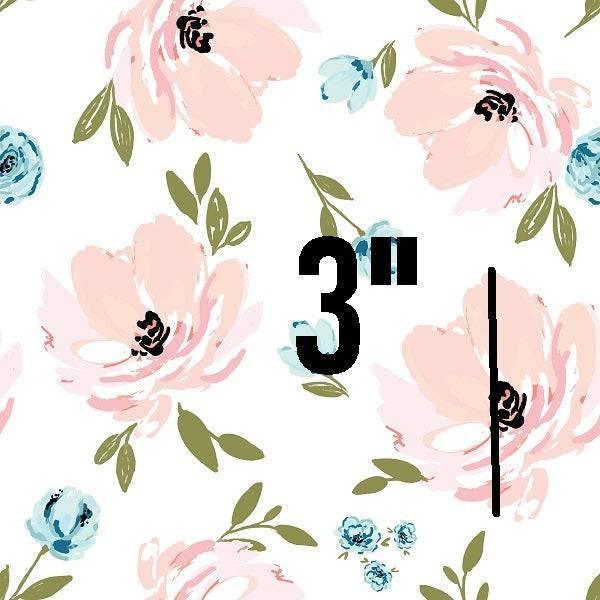 Indy Bloom Fabric Watercolour Floral Blush Berry 48 – custom printed pre-order fabric Australia | Fabric by Missy Rose