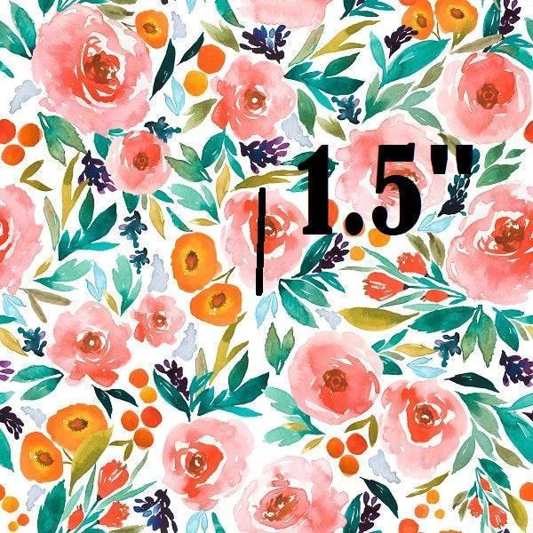 Indy Bloom Fabric Watercolour Floral Bright Blossom Berry 91 – Fabric by Missy Rose