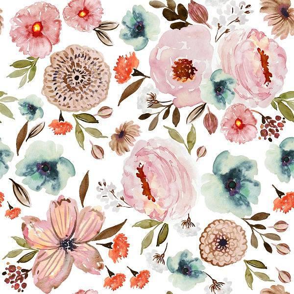 Load image into Gallery viewer, IB Watercolour Floral - Falling for you 51 - Fabric by Missy Rose Pre-Order
