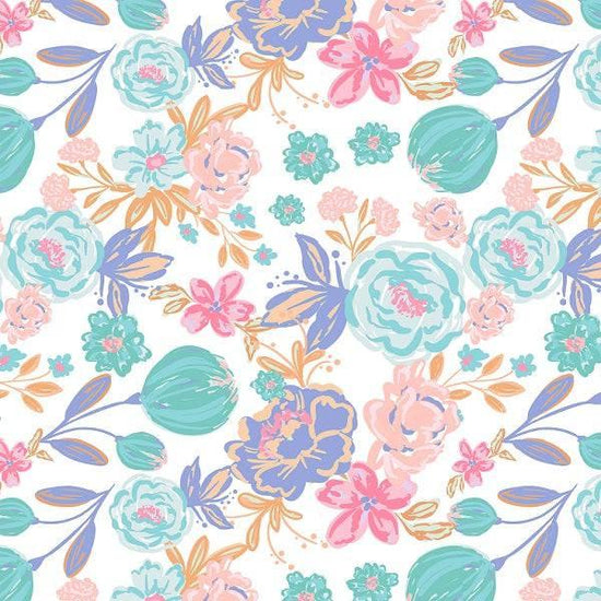 IB Watercolour Floral - Hanna 18 - Fabric by Missy Rose Pre-Order